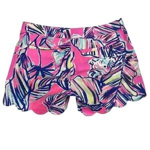 Lilly Pulitzer Tiki Pink Cabana Buttercup shorts size 12